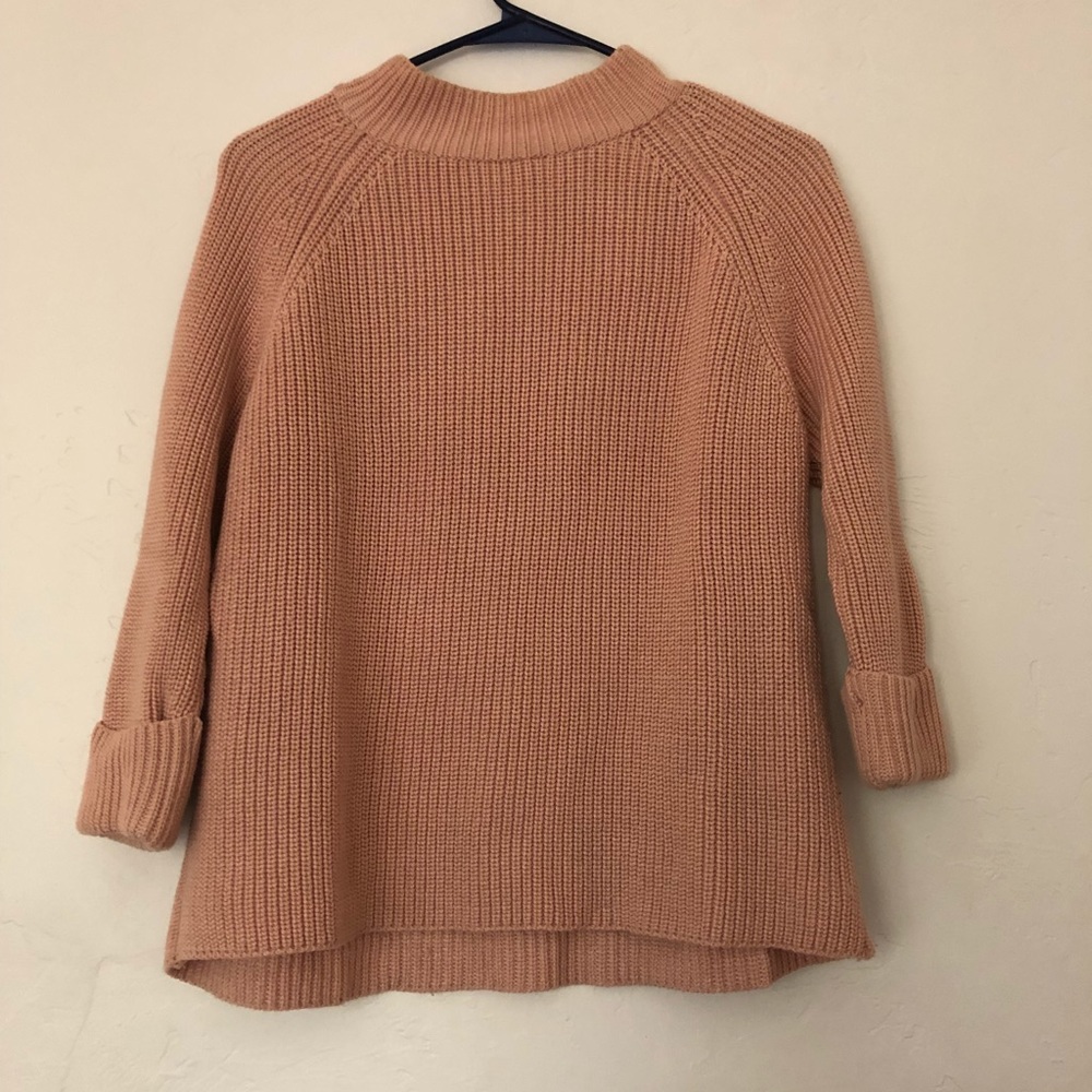 Peach colored Topshop sweater